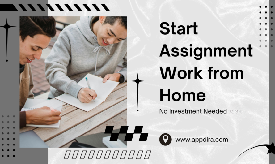 Start Assignment Work from Home – No Investment Needed in 2026