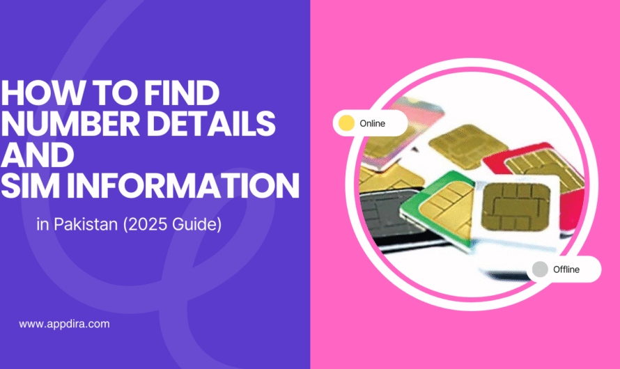How to Find Number Details and SIM Information in Pakistan (2025 Guide)